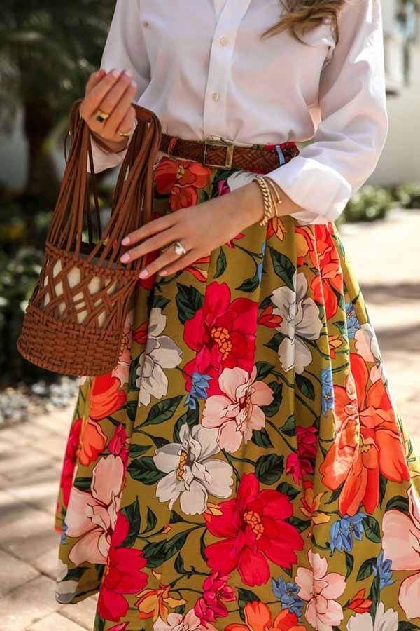 Floral Skirt